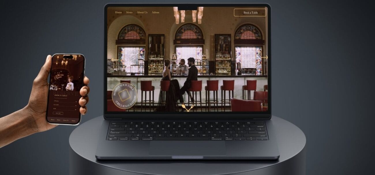 Unsere Website ermöglicht es Ihnen, ganz einfach einen Tisch in unserem Restaurant von jedem Gerät aus zu reservieren. Entdecken Sie unsere Speisekarte und reservieren Sie noch heute.