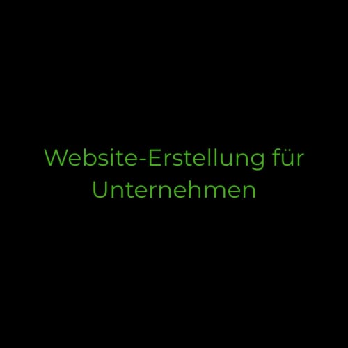 Website-Erstellung für Unternehmen
