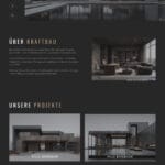 Website für Architekten – modernes Architektur-Büro mit minimalistischem Design