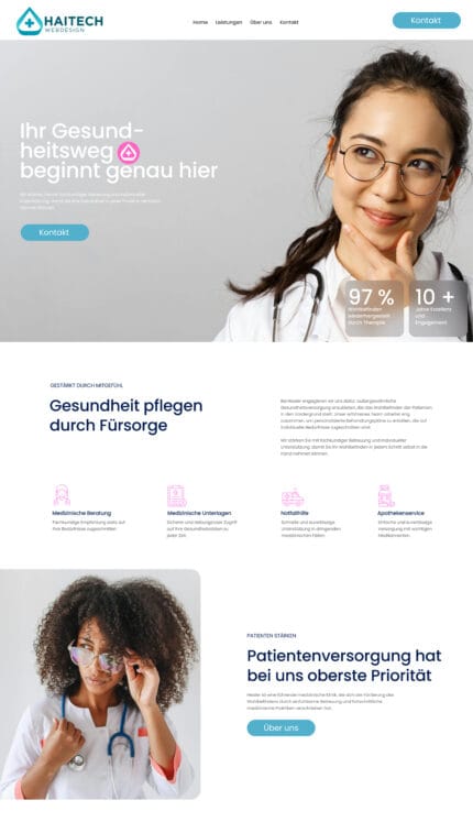 Website für Arzt – Modernes Webdesign Ärzte