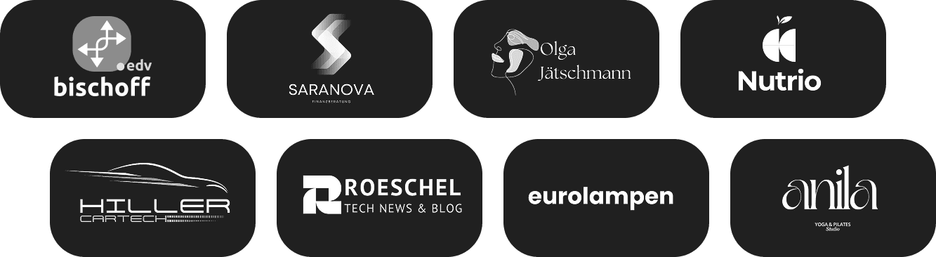 Kundenlogos der Webagentur Haitech