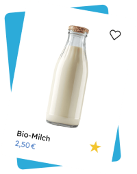 Produktdetailseite für einen Bauernhof-Onlineshop